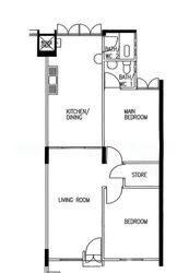 Blk 232 Kebun Baru Palm View (Ang Mo Kio), HDB 3 Rooms #555667001